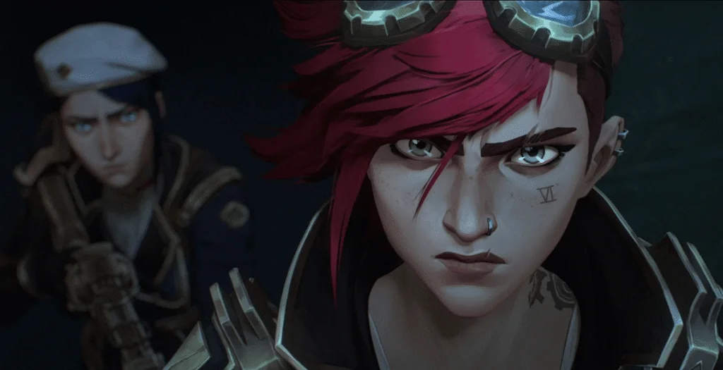 Personagens-principais-de-Arcane-2-temporada-Vi-Jinx-Jayce-e-Caitlyn