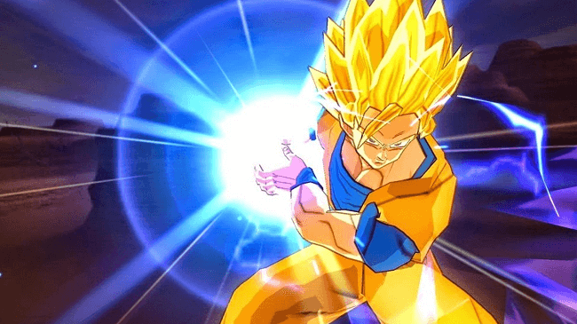 a cartoon character with bright light